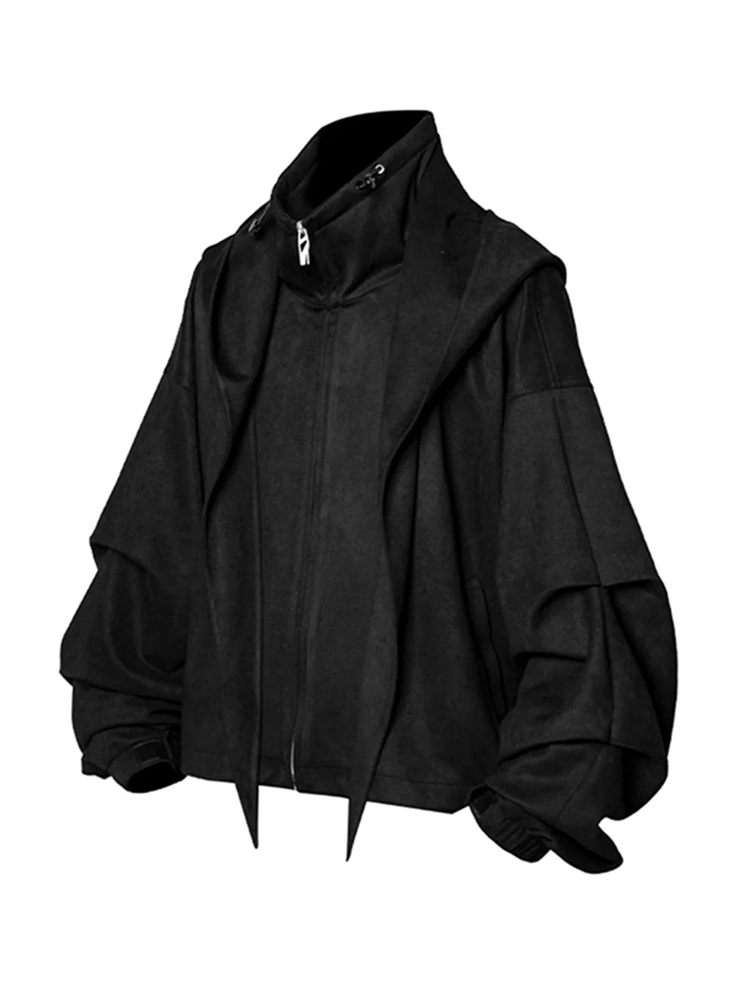 RELABEL丨Chaqueta corta de ante con puños de cimitarra