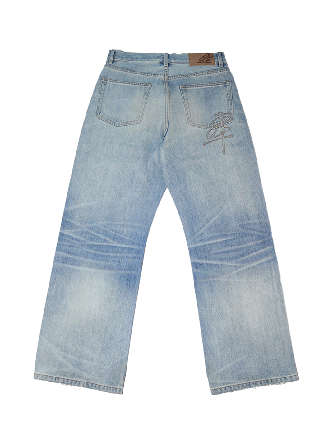 TREclub | Washed Blue Denim Jeans - PSYLOS 1, TREclub | Washed Blue Denim Jeans, Jeans, TREclub•JAPAN, PSYLOS 1