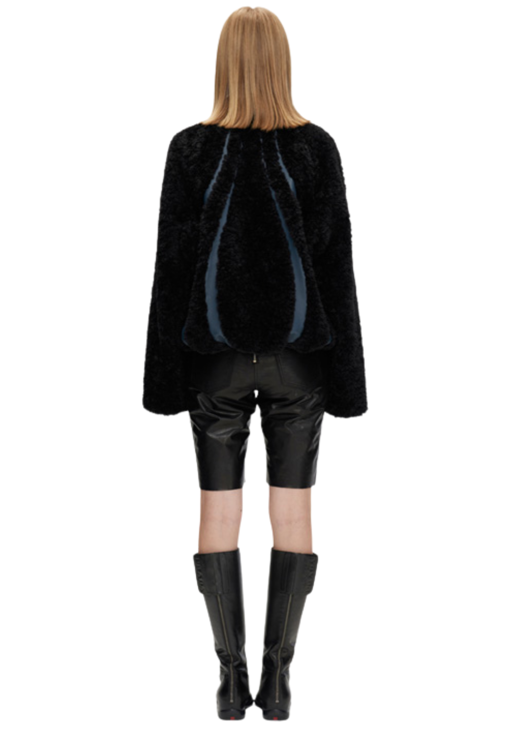 Sherpa Leather Patchwork Jacket - PSYLOS 1, Sherpa Leather Patchwork Jacket, Jacket, The Last Redemption, PSYLOS 1