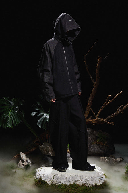 RELABEL丨Static Wing Pattern Thick Cut Trousers - PSYLOS 1, RELABEL丨Static Wing Pattern Thick Cut Trousers, Pants, RELABEL, PSYLOS 1