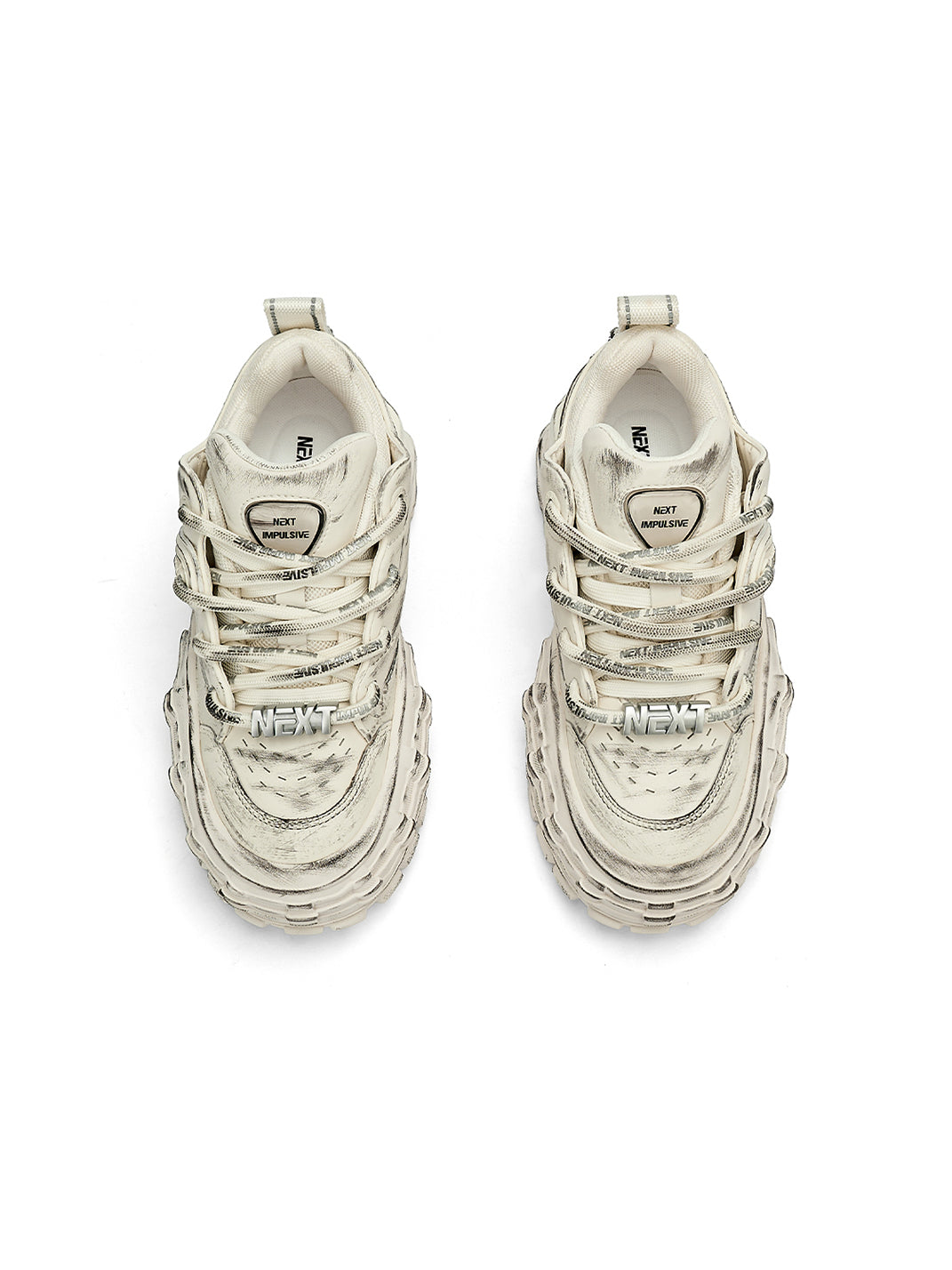 NEXT IMPULSIVE丨Wave Series Sneakers-Beige - PSYLOS 1, NEXT IMPULSIVE丨Wave Series Sneakers-Beige, Chunky Sneakers, NEXT IMPULSIVE, PSYLOS 1