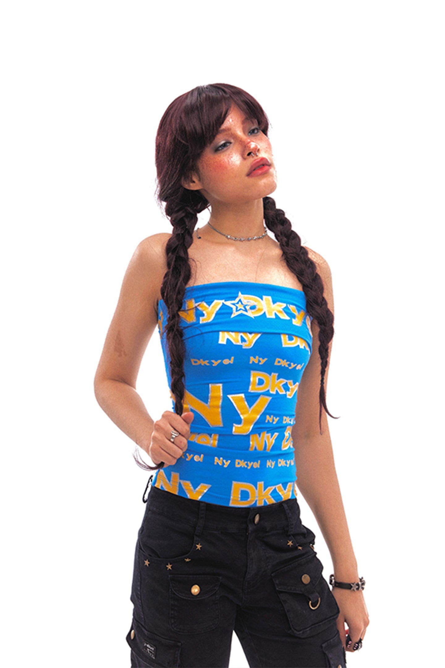 3M Reflective Logo Tube Top - PSYLOS 1, 3M Reflective Logo Tube Top, Top, NyDkyel, PSYLOS 1