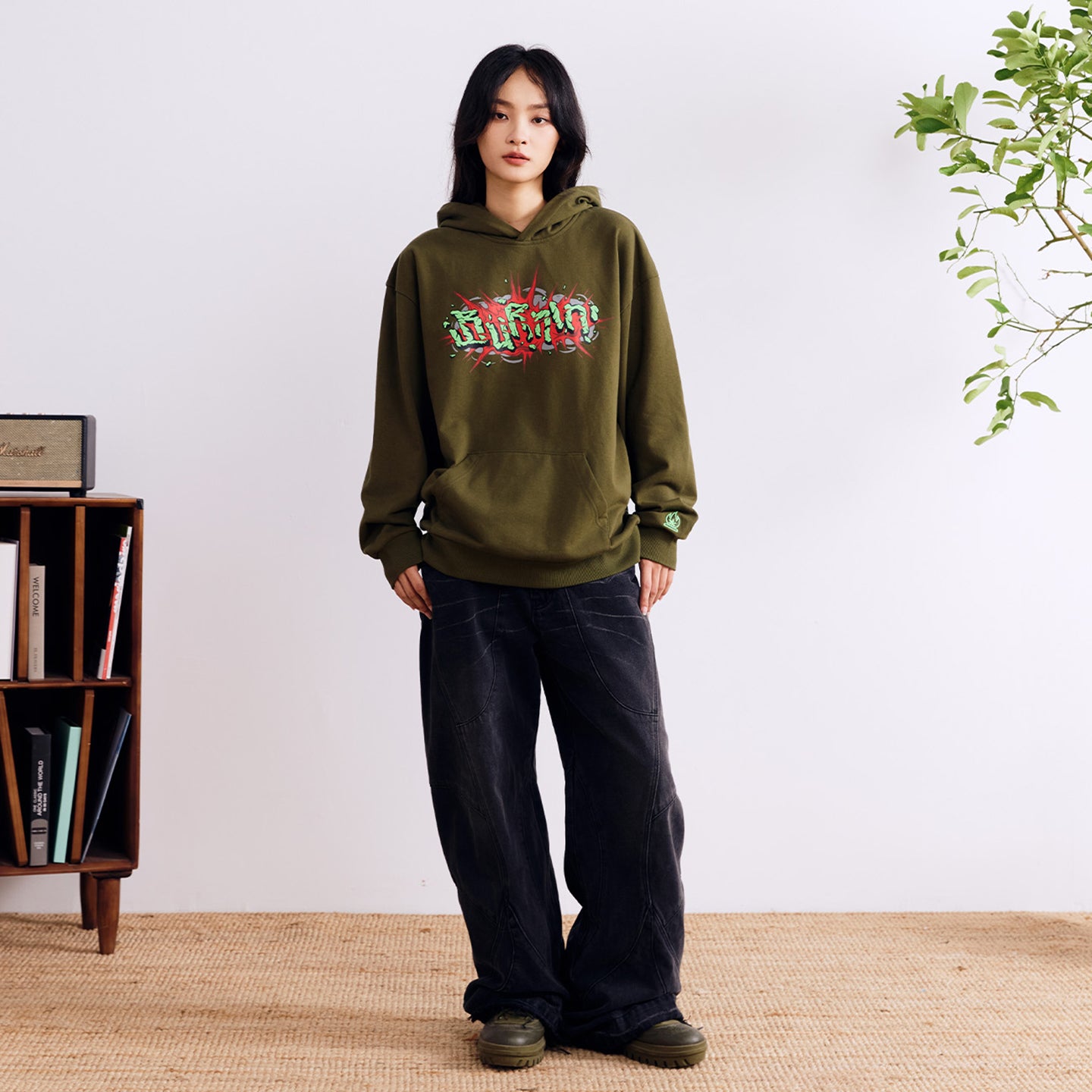 BURNIN*3D Printed Explosive Stone Hoodie - PSYLOS 1, BURNIN*3D Printed Explosive Stone Hoodie, Hoodie, Burnin, PSYLOS 1