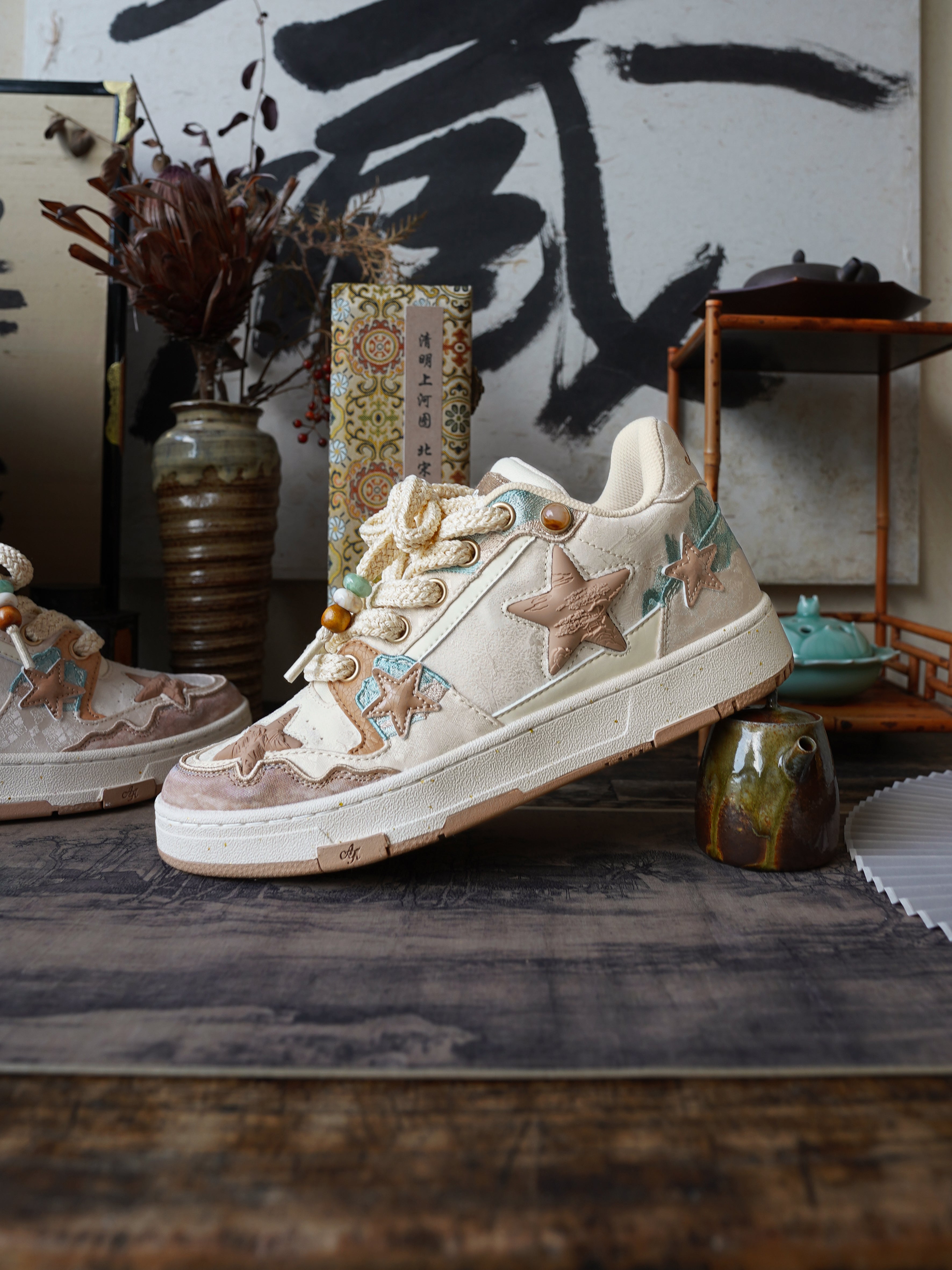 KAALIXTO丨Star Sneakers-Along the River During the Qingming Festival Limited Edition - PSYLOS 1, KAALIXTO丨Star Sneakers-Along the River During the Qingming Festival Limited Edition, Chunky Sneakers, KAALIXTO•JAPAN, PSYLOS 1