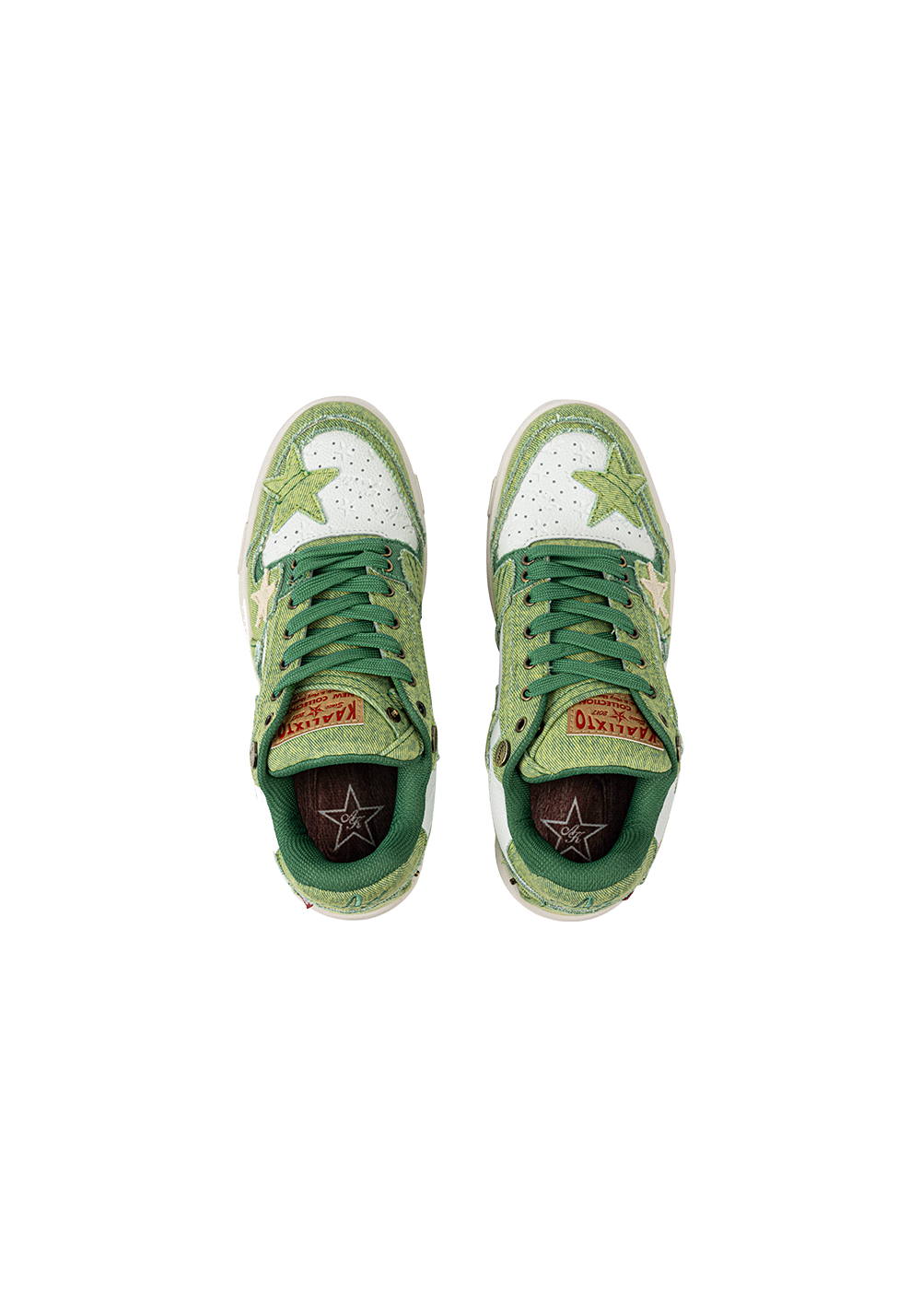 Retro Star Sneakers - Avocado - PSYLOS 1, Retro Star Sneakers - Avocado, Shoes, KAALIXTO, PSYLOS 1