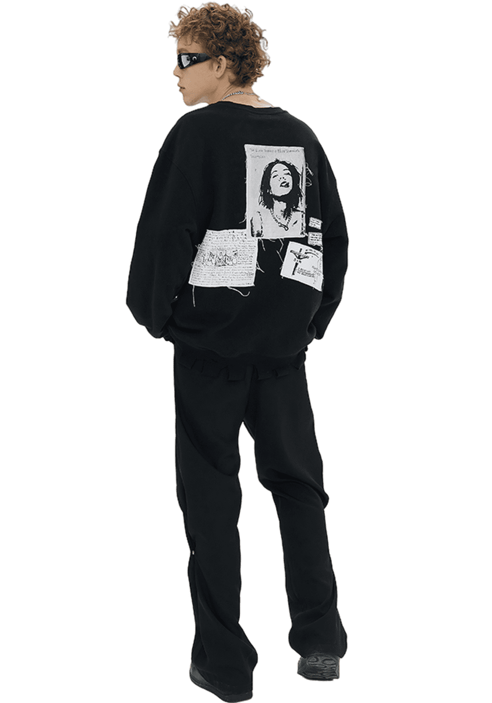Portrait Patch Sweatshirt - PSYLOS 1, Portrait Patch Sweatshirt, Sweatshirts, iconslab, PSYLOS 1