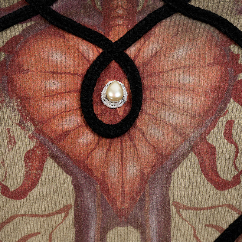 GLACIERBOY丨RAP STAR SERIES Mud-Dyed Heart Pearl Hoodie - PSYLOS 1, GLACIERBOY丨RAP STAR SERIES Mud-Dyed Heart Pearl Hoodie, Hoodie, GLACIERBOY•JAPAN, PSYLOS 1