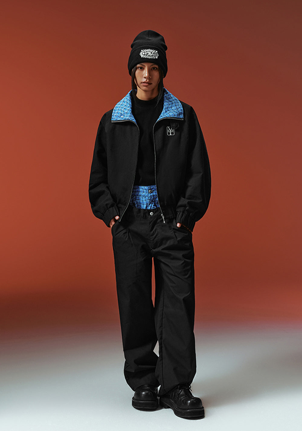 YADcrew丨Twin Waist Twisted Plaid Scimitar Pants - PSYLOS 1, YADcrew丨Twin Waist Twisted Plaid Scimitar Pants, Pants, YADcrew•JAPAN, PSYLOS 1