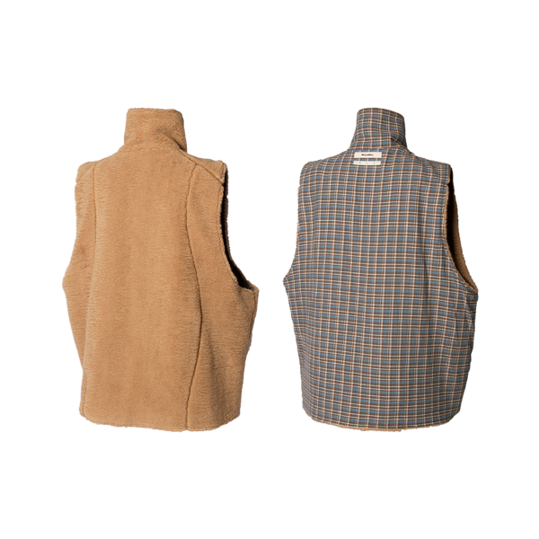 RELABEL丨Double-faced Sherpa Vest - PSYLOS 1, RELABEL丨Double-faced Sherpa Vest, Vest, RELABEL, PSYLOS 1