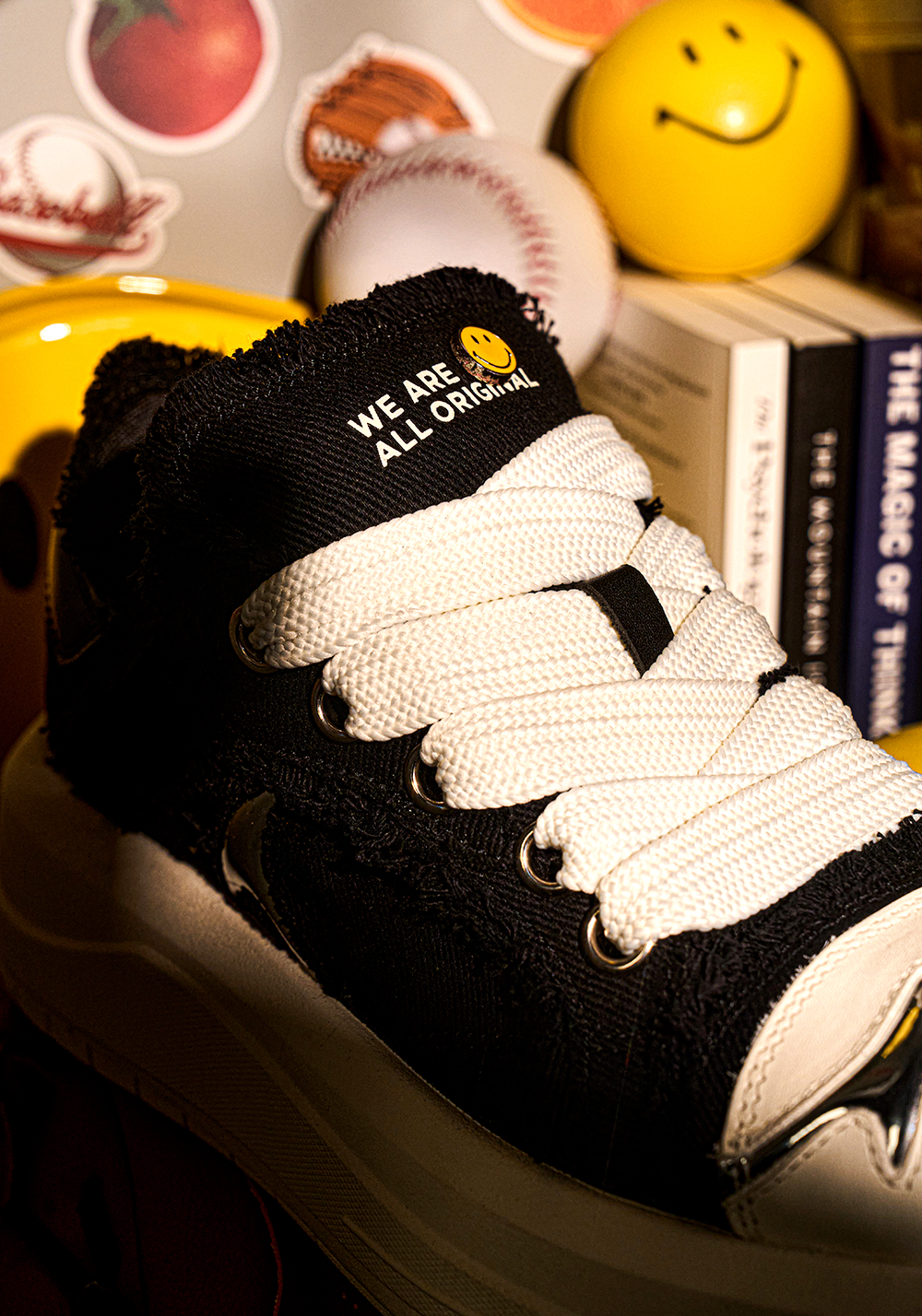 SMILEY丨Beluga Series-Black - PSYLOS 1, SMILEY丨Beluga Series-Black, Chunky Sneakers, SMILEY•JAPAN, PSYLOS 1