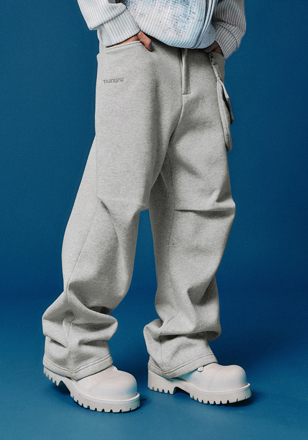 YADcrew丨Waistcoat Removable Folded Pleated Sweatpants - PSYLOS 1, YADcrew丨Waistcoat Removable Folded Pleated Sweatpants, Pants, YADcrew•JAPAN, PSYLOS 1