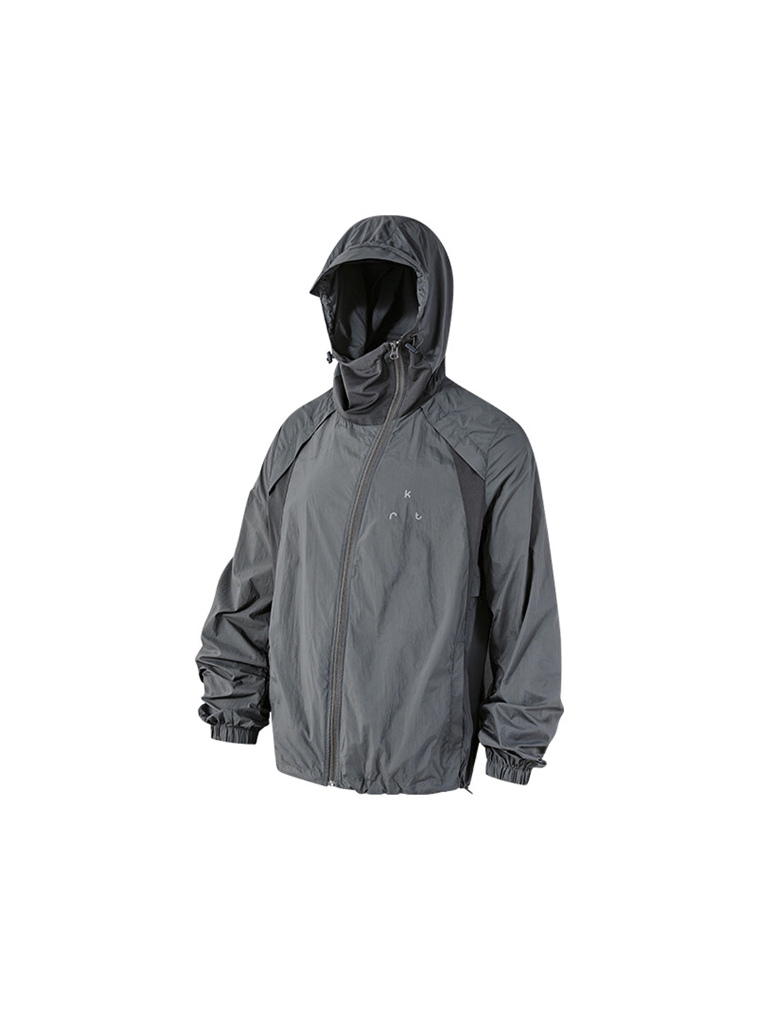 KREATE | Sun Block Asymmetrical Hooded Wind Breaker - PSYLOS 1, KREATE | Sun Block Asymmetrical Hooded Wind Breaker, Tops, KREATE, PSYLOS 1