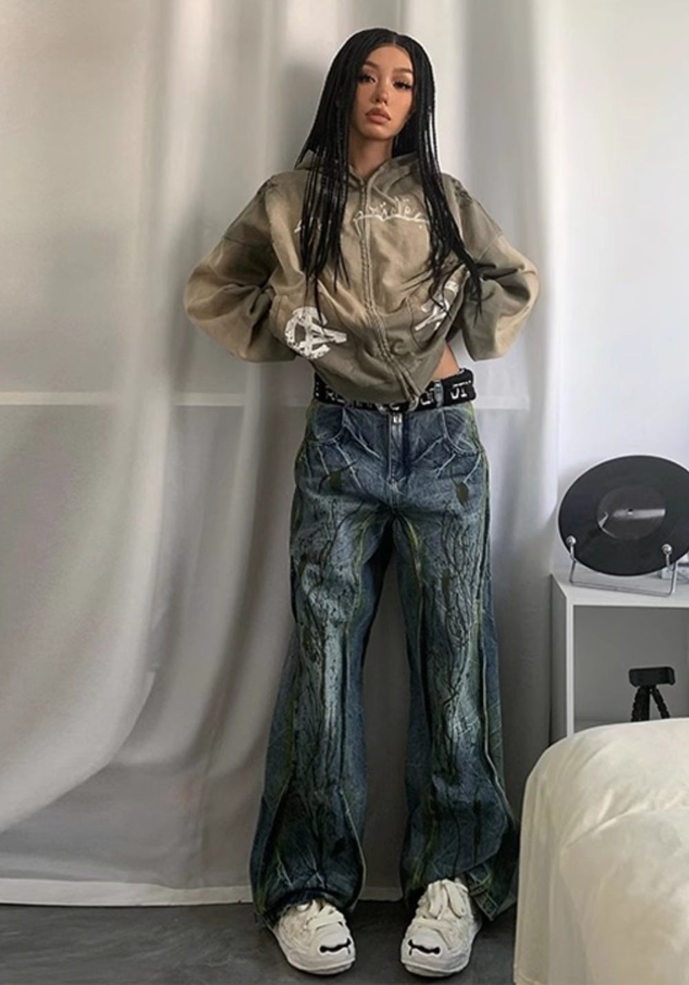 DND4DES丨Branch Paint-Washed Pants - PSYLOS 1, DND4DES丨Branch Paint-Washed Pants, Pants, DND4DES•JAPAN, PSYLOS 1