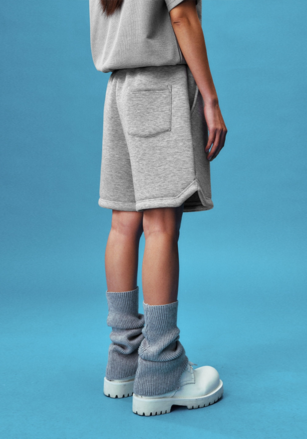 YADcrew丨YADcrew Pearl Logo Shorts-Gray - PSYLOS 1, YADcrew丨YADcrew Pearl Logo Shorts-Gray, Shorts, YADcrew, PSYLOS 1