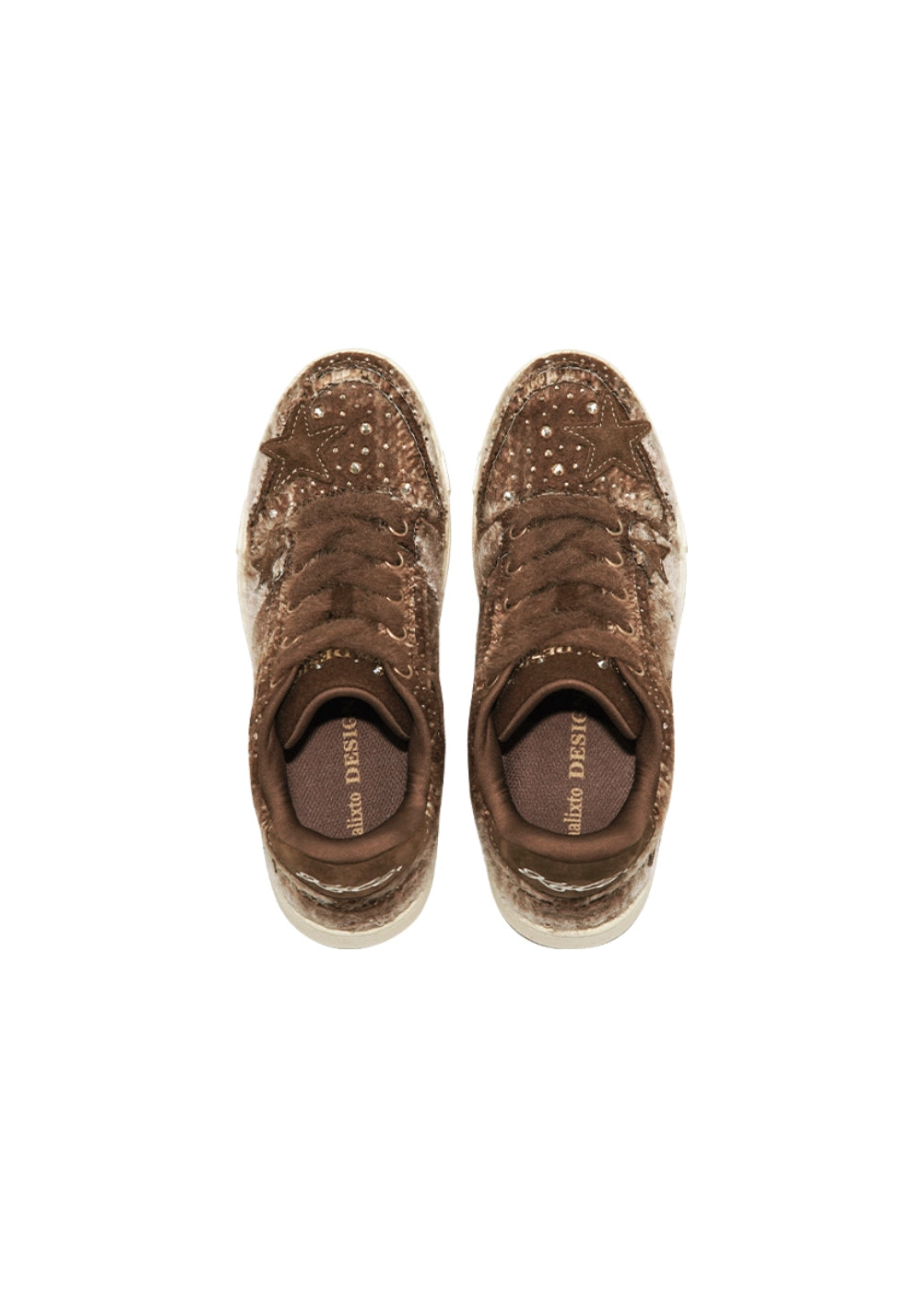 KAALIXTO丨Gradient Brown Fuzzy Star Sneaker - PSYLOS 1, KAALIXTO丨Gradient Brown Fuzzy Star Sneaker, Skate Shoes, KAALIXTO•JAPAN, PSYLOS 1