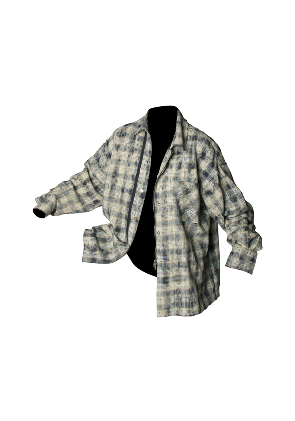 RELABEL丨Rhythmic Washed Split Shirt - PSYLOS 1, RELABEL丨Rhythmic Washed Split Shirt, Shirt, RELABEL, PSYLOS 1