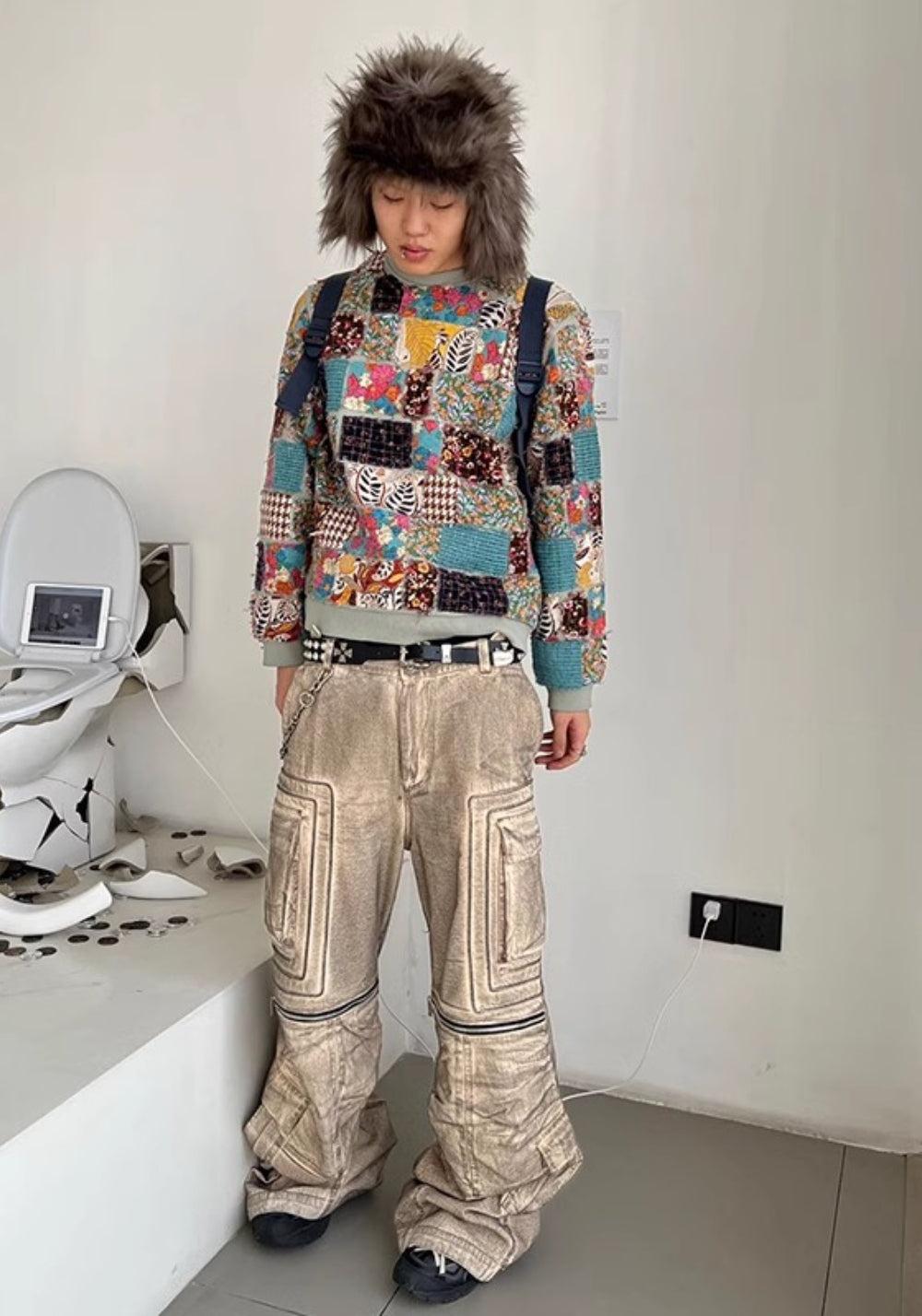 DND4DES丨Worn-In Drawstring Pants - PSYLOS 1, DND4DES丨Worn-In Drawstring Pants, Pants, DND4DES•JAPAN, PSYLOS 1