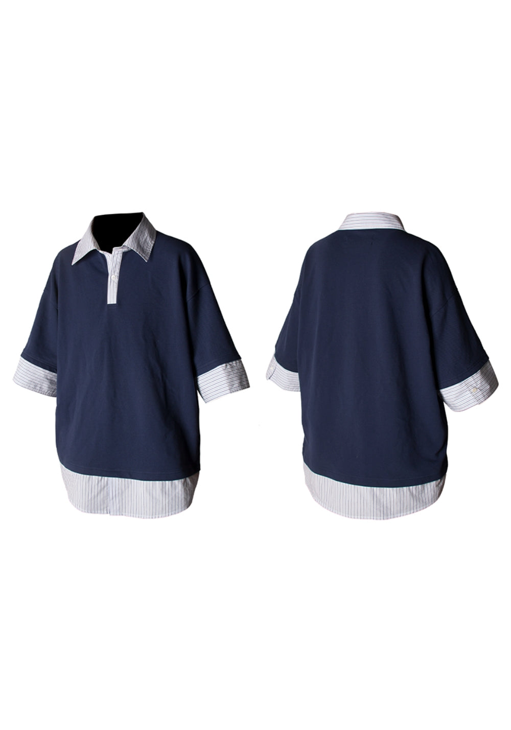 RELABEL丨Layered Polo Shirt - PSYLOS 1, RELABEL丨Layered Polo Shirt, Shirt, RELABEL, PSYLOS 1