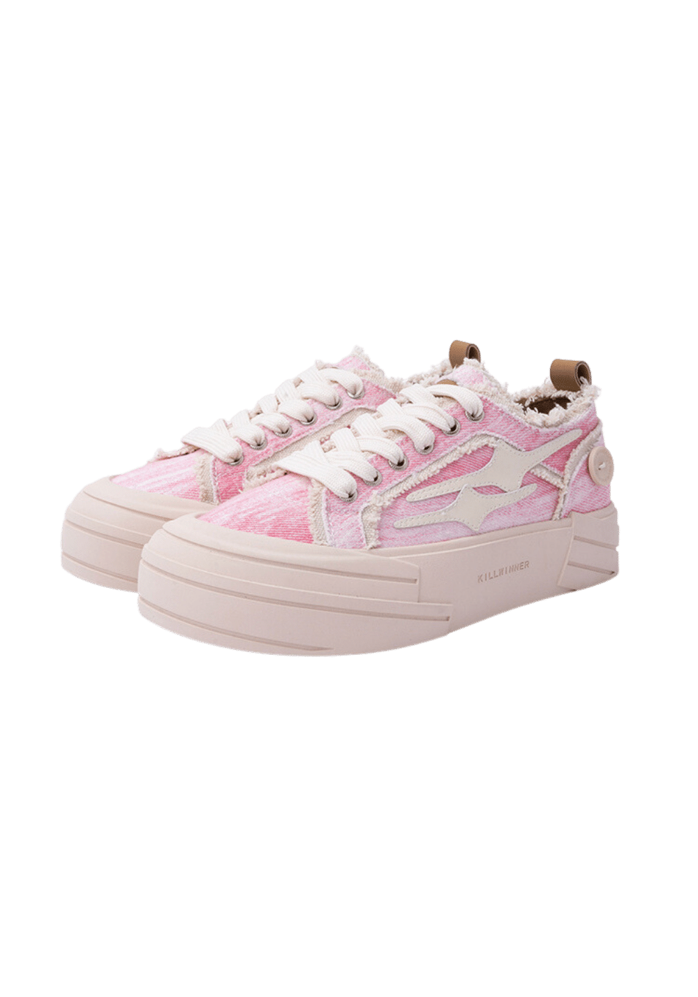 Flower Pink Canvas Shoes - PSYLOS 1, Flower Pink Canvas Shoes, Shoes, KILLWINNER, PSYLOS 1