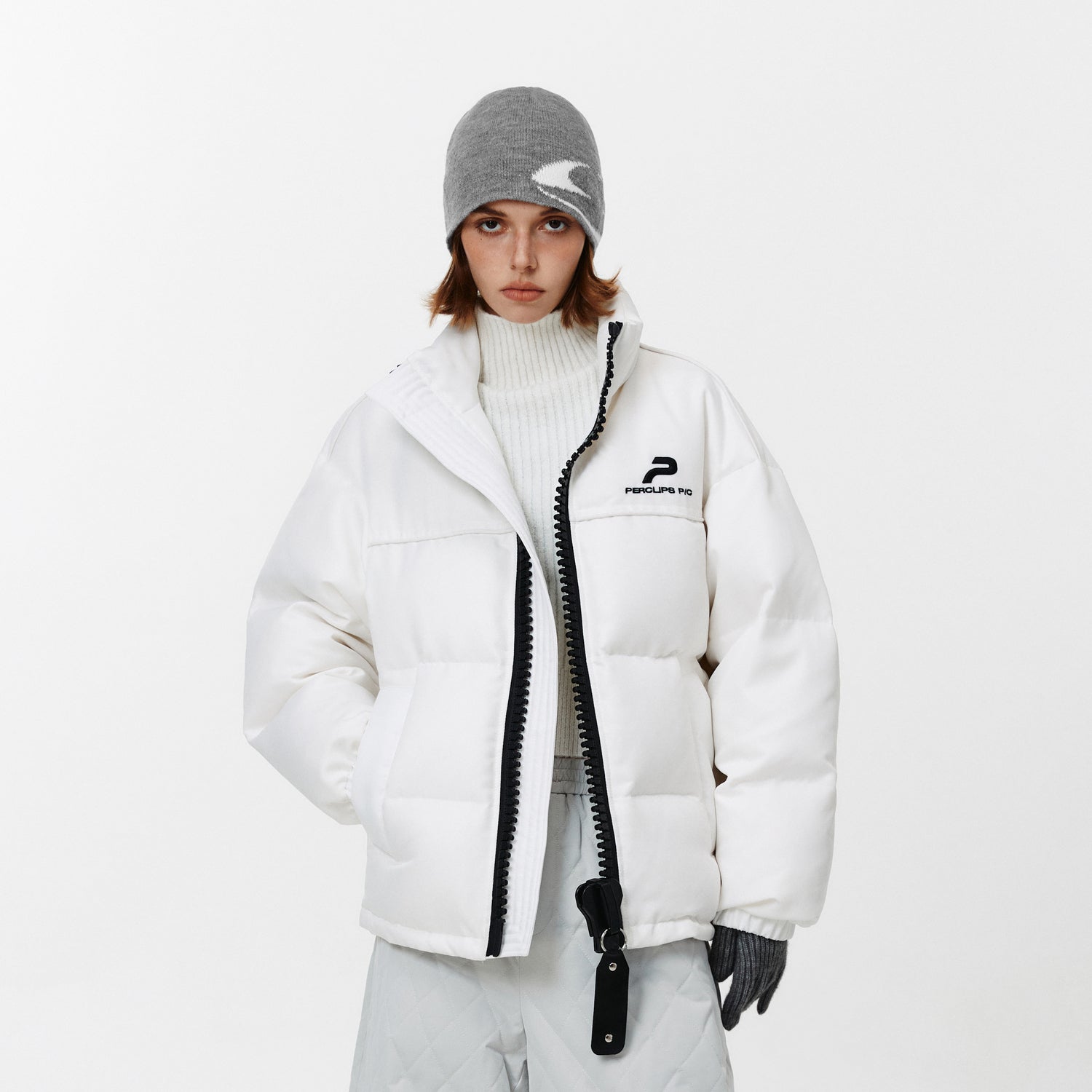 PCLP Large Zipper Down Jacket