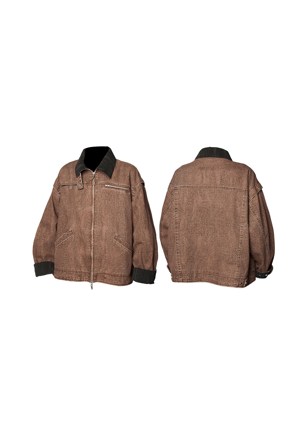 RELABEL丨Distressed Washed Multi-Pocket Jacket - PSYLOS 1, RELABEL丨Distressed Washed Multi-Pocket Jacket, Jacket, RELABEL, PSYLOS 1