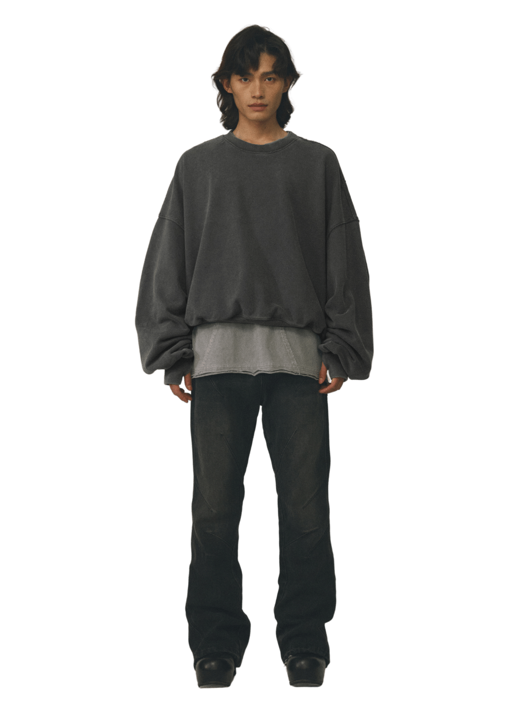 Distressed  Vintage Sweatshirt - PSYLOS 1, Distressed  Vintage Sweatshirt, Sweatshirts, D5ove, PSYLOS 1