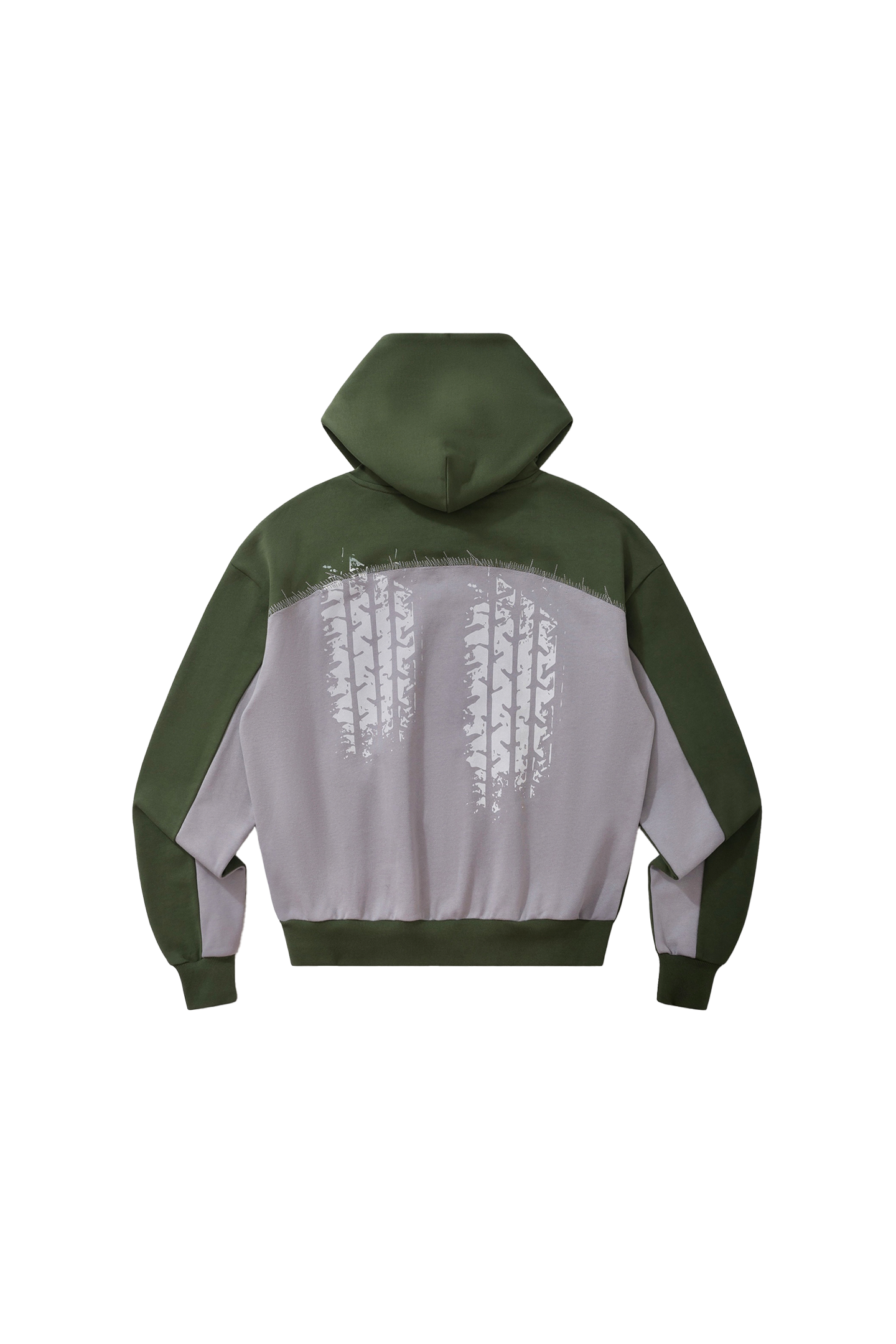 BURNIN*Phantom Logo Contrast Tire Print Hoodie - PSYLOS 1, BURNIN*Phantom Logo Contrast Tire Print Hoodie, Hoodie, Burnin, PSYLOS 1