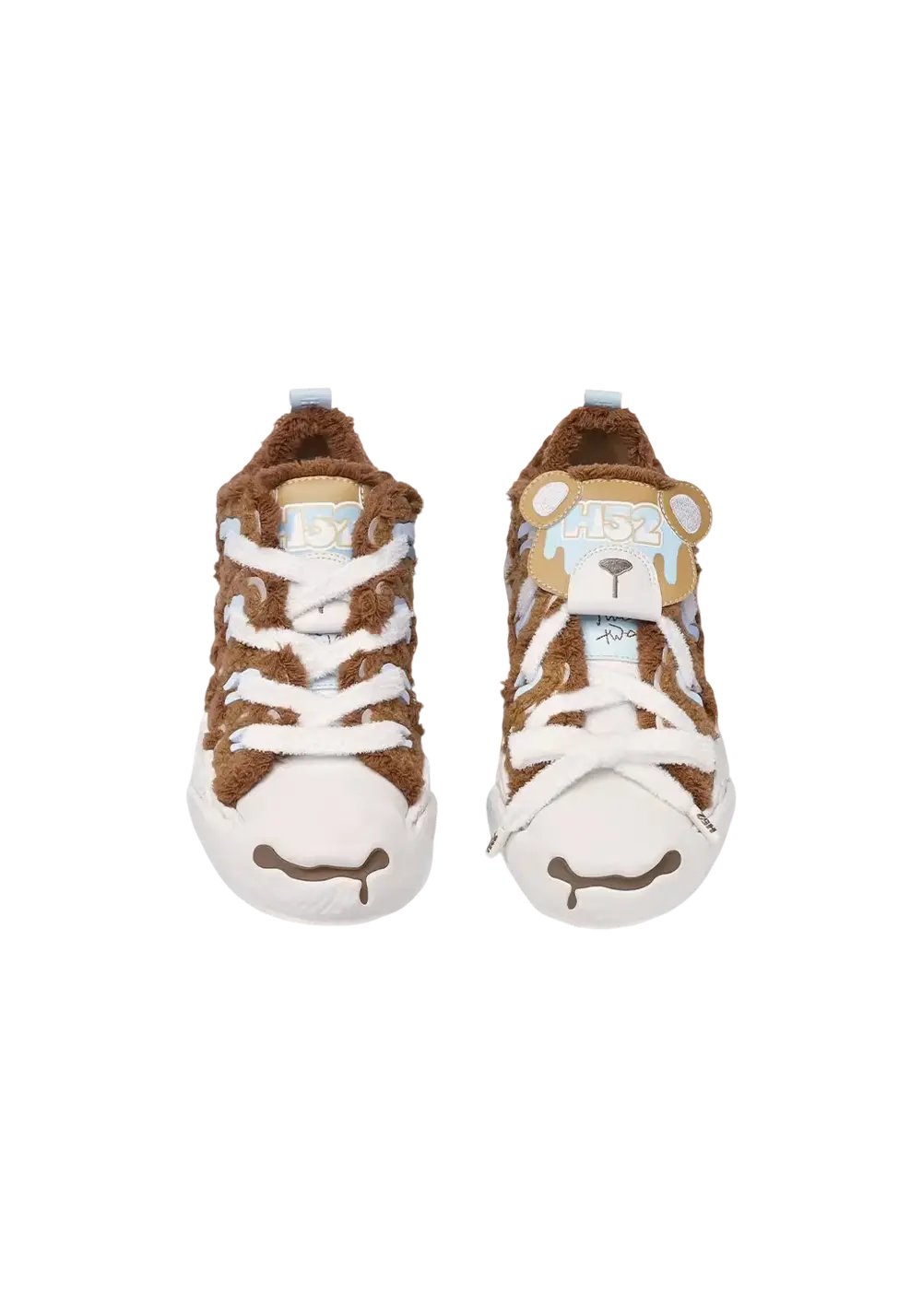 Canvas Cream Shoes - Teddy Bear - PSYLOS 1, Canvas Cream Shoes - Teddy Bear, Shoes, H52, PSYLOS 1