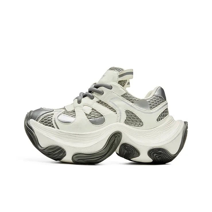 XMZY | Breathable Chunky Sneakers-Black&White - PSYLOS 1, XMZY | Breathable Chunky Sneakers-Black&White, Chunky Sneakers, XMZY•JAPAN, PSYLOS 1