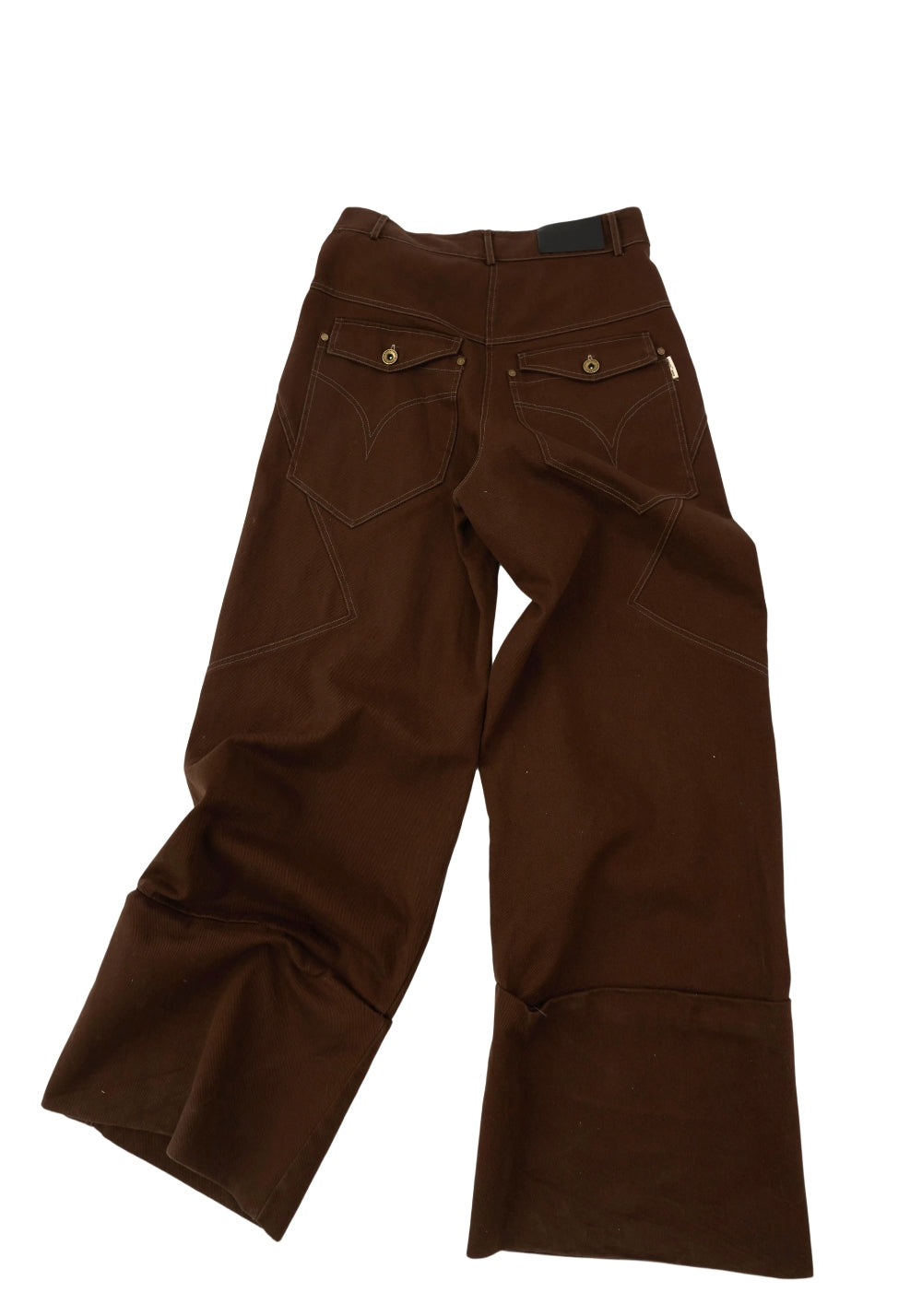 NyDkyel丨Tencel Wide-Leg Utility Pants-Brown - PSYLOS 1, NyDkyel丨Tencel Wide-Leg Utility Pants-Brown, Pants, NyDkyel, PSYLOS 1