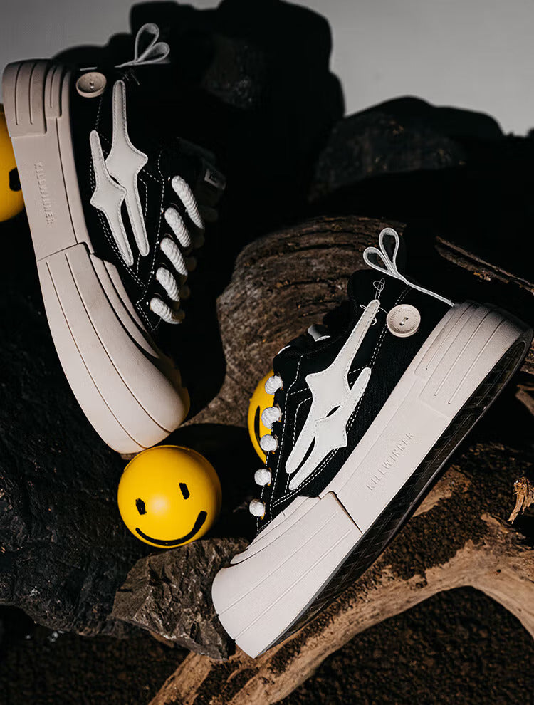 KILLWINNER丨Smile Life Sneaker - Black - PSYLOS 1, KILLWINNER丨Smile Life Sneaker - Black, Chunky Sneakers, KILLWINNER•JAPAN, PSYLOS 1