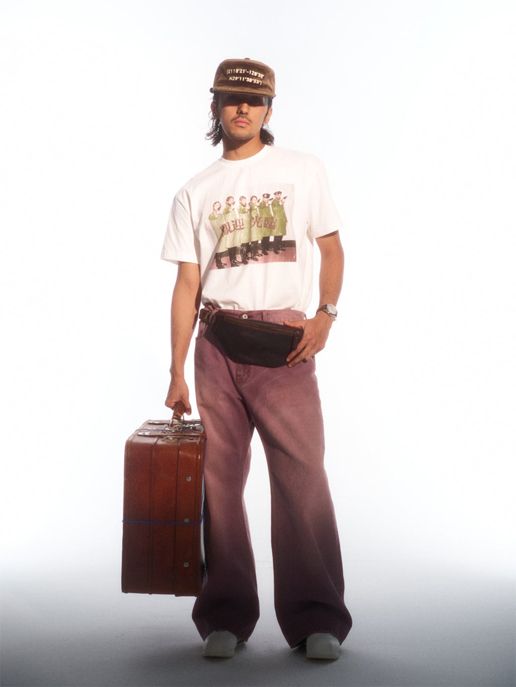TREclub | Violet Washed Denim Pants - PSYLOS 1, TREclub | Violet Washed Denim Pants, Jeans, TREclub•JAPAN, PSYLOS 1