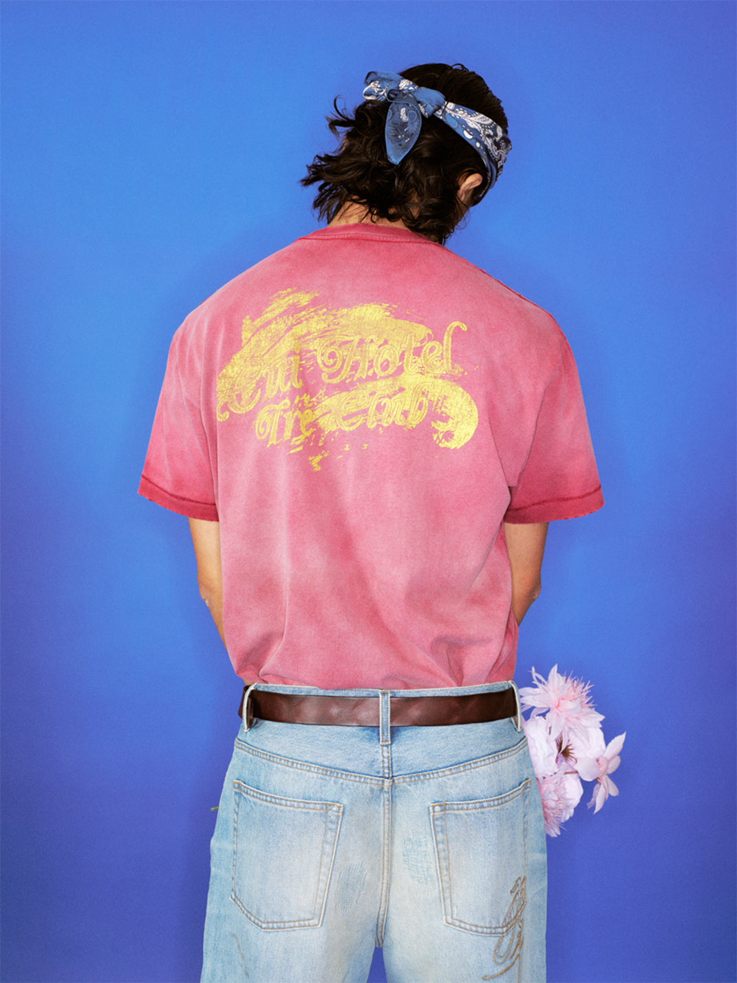 TREclub | Washed Red Graphic T-Shirt - PSYLOS 1, TREclub | Washed Red Graphic T-Shirt, T-Shirt, TREclub•JAPAN, PSYLOS 1