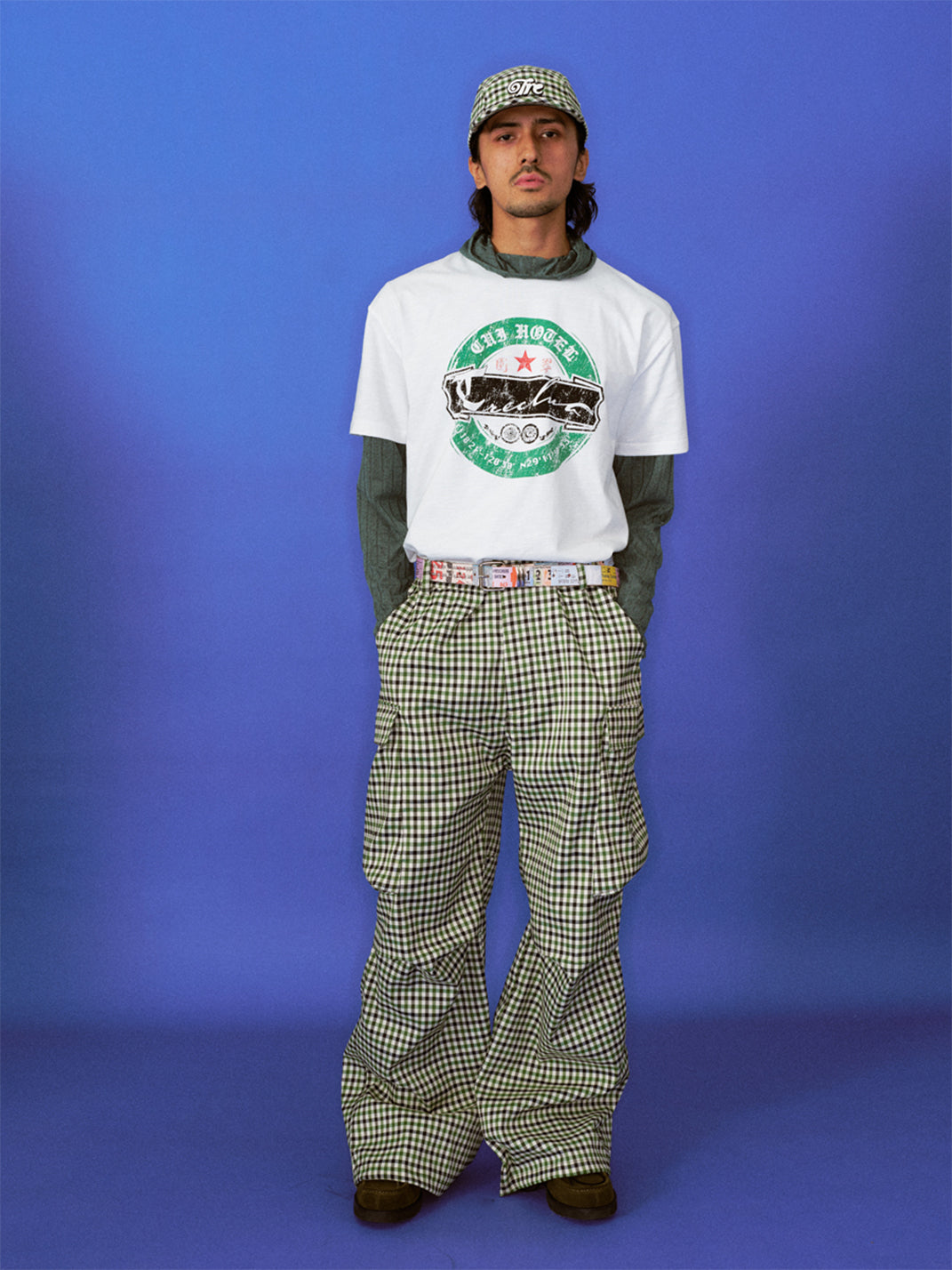 TREclub | Plaid Drawstring Cargo Paratrooper Pants - PSYLOS 1, TREclub | Plaid Drawstring Cargo Paratrooper Pants, Cargo Pants, TREclub•JAPAN, PSYLOS 1