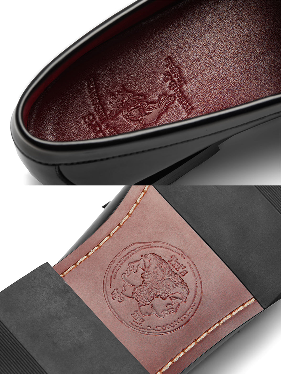 TREclub | Black White Loafers Shoes - PSYLOS 1, TREclub | Black White Loafers Shoes, Loafers Shoes, TREclub•JAPAN, PSYLOS 1