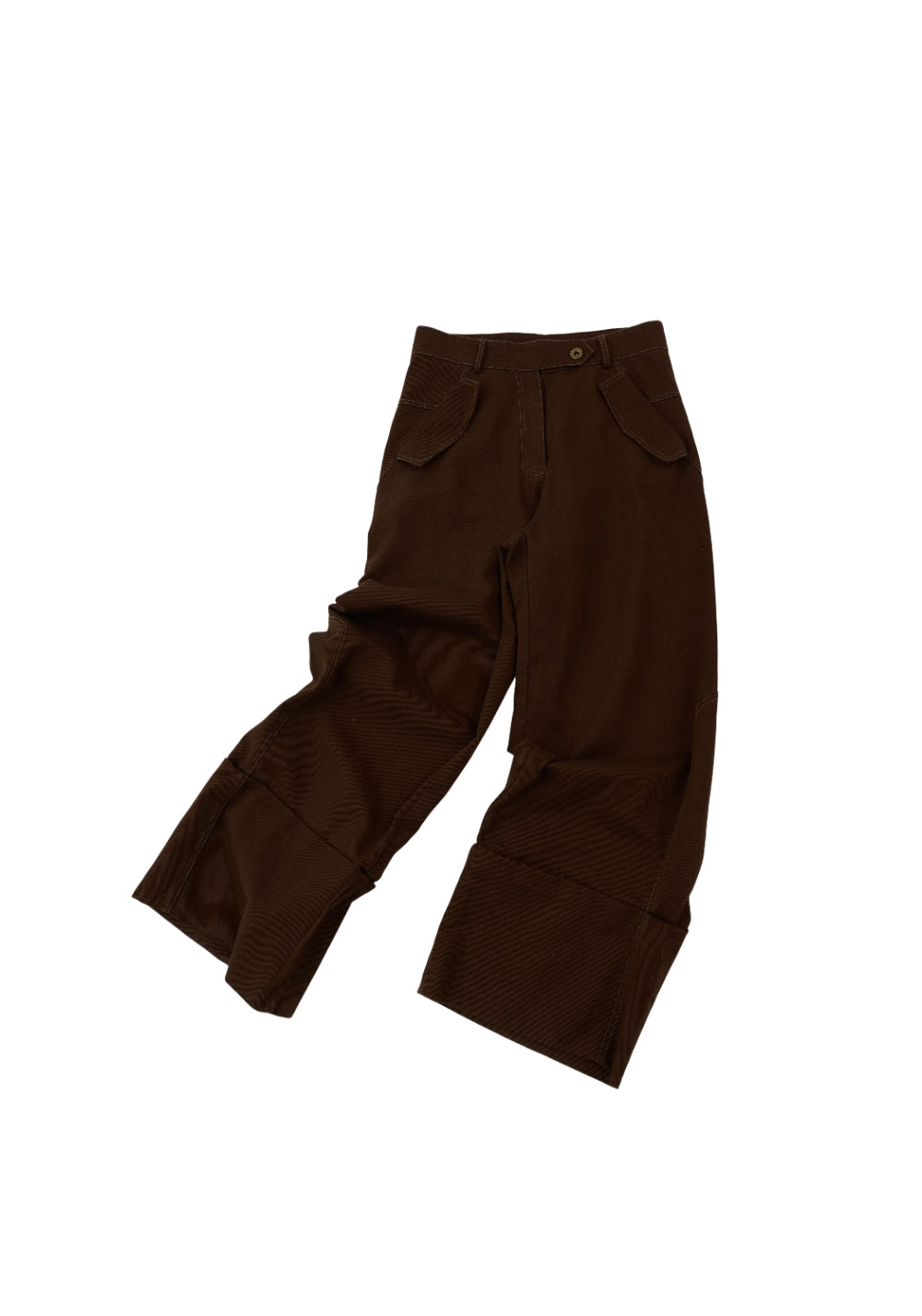 NyDkyel丨Tencel Wide-Leg Utility Pants-Brown - PSYLOS 1, NyDkyel丨Tencel Wide-Leg Utility Pants-Brown, Pants, NyDkyel, PSYLOS 1