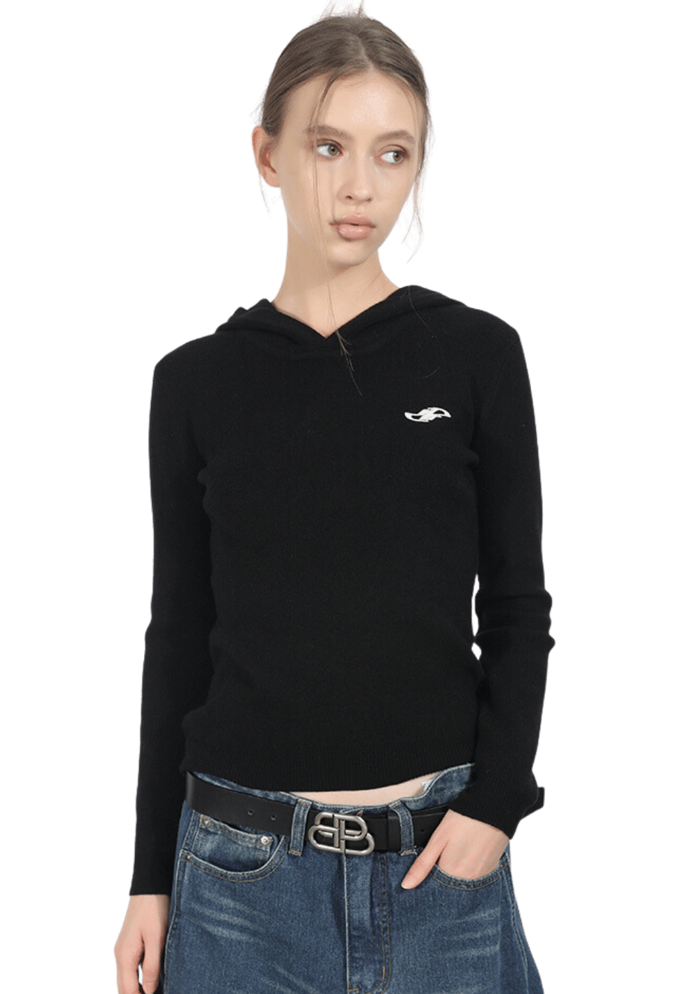 Knitted Embroidered Hoodie - PSYLOS 1, Knitted Embroidered Hoodie, Hoodie, HARSH AND CRUEL, PSYLOS 1
