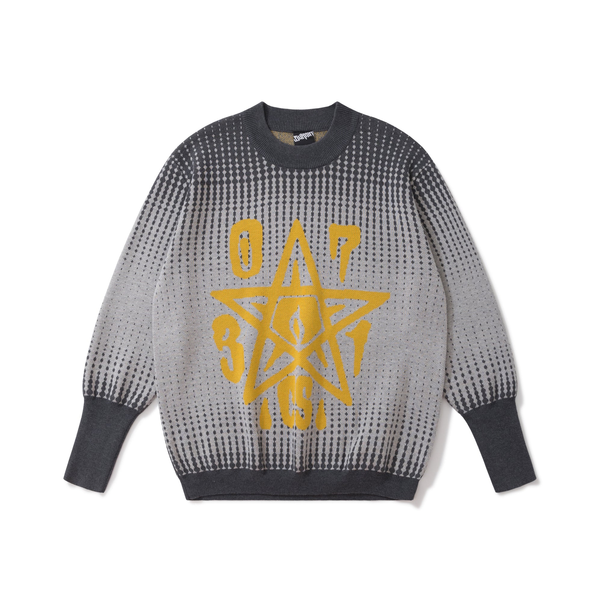 Jacquard Gradient Sweater - PSYLOS 1, Jacquard Gradient Sweater, Sweater, Burnin, PSYLOS 1