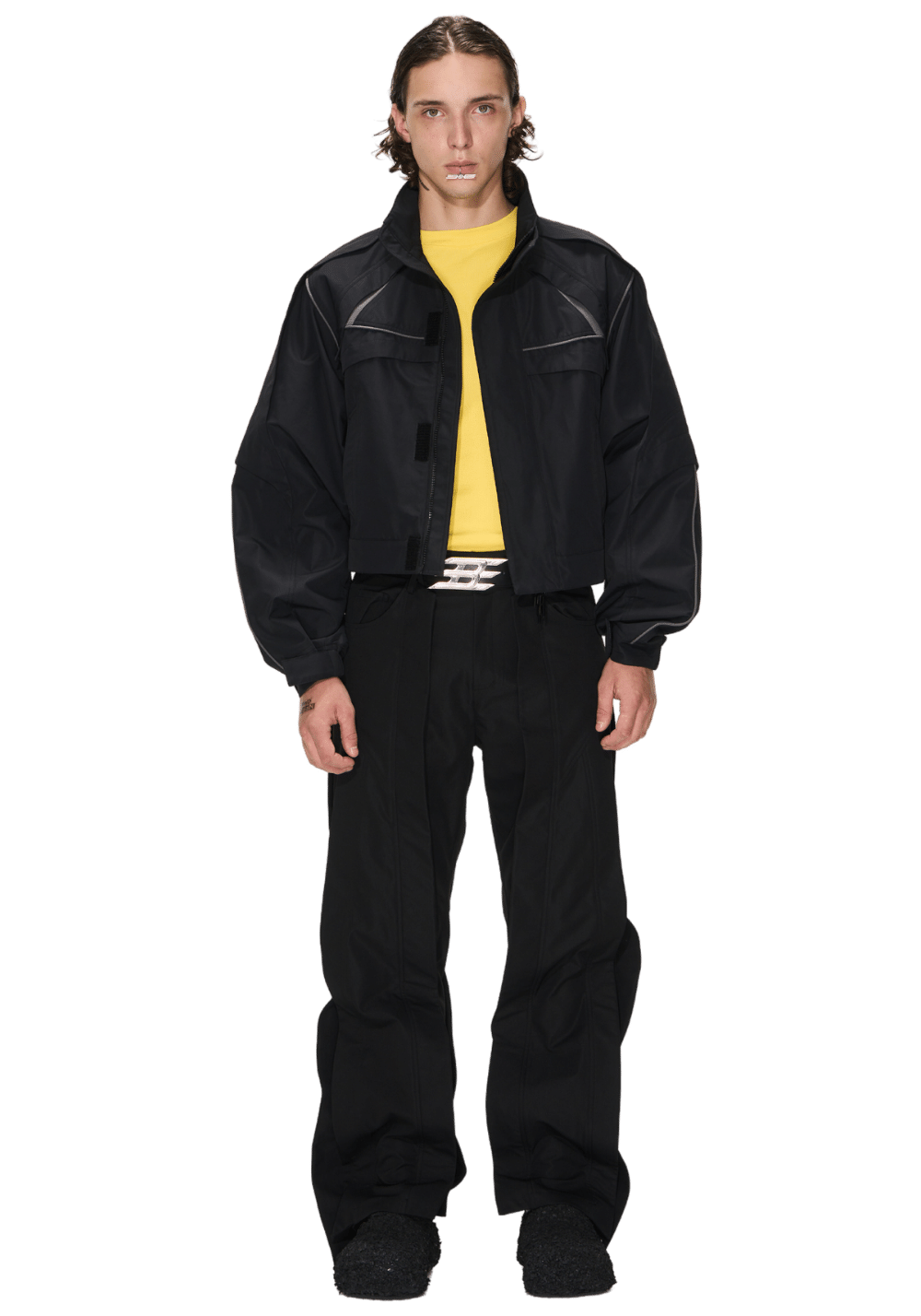Color Block Short Windbreaker - PSYLOS 1, Color Block Short Windbreaker, Jacket, BLIND NO PLAN, PSYLOS 1