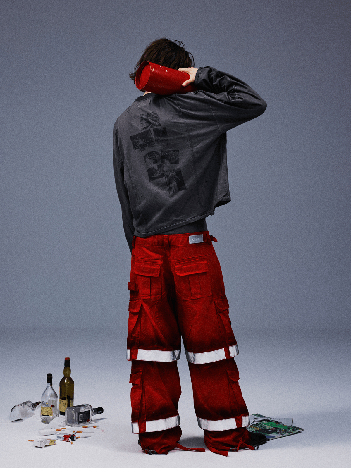TecNineGroup丨DROP2 LABOURER CARGO PANTS - PSYLOS 1, TecNineGroup丨DROP2 LABOURER CARGO PANTS, Jeans, TecNineGroup, PSYLOS 1