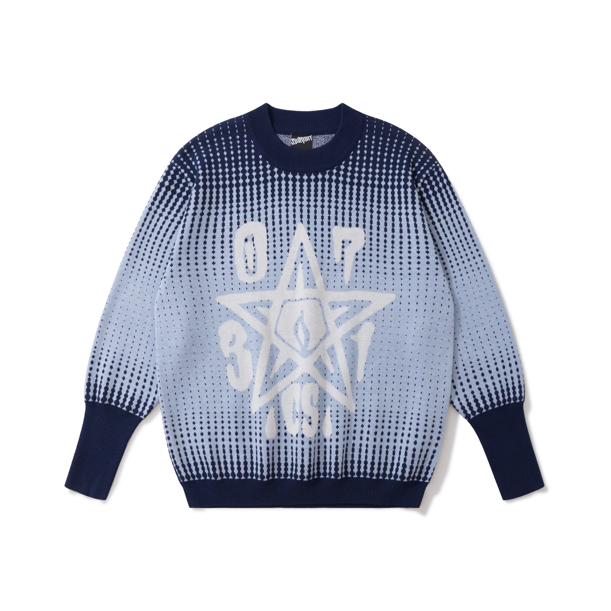 Jacquard Gradient Sweater