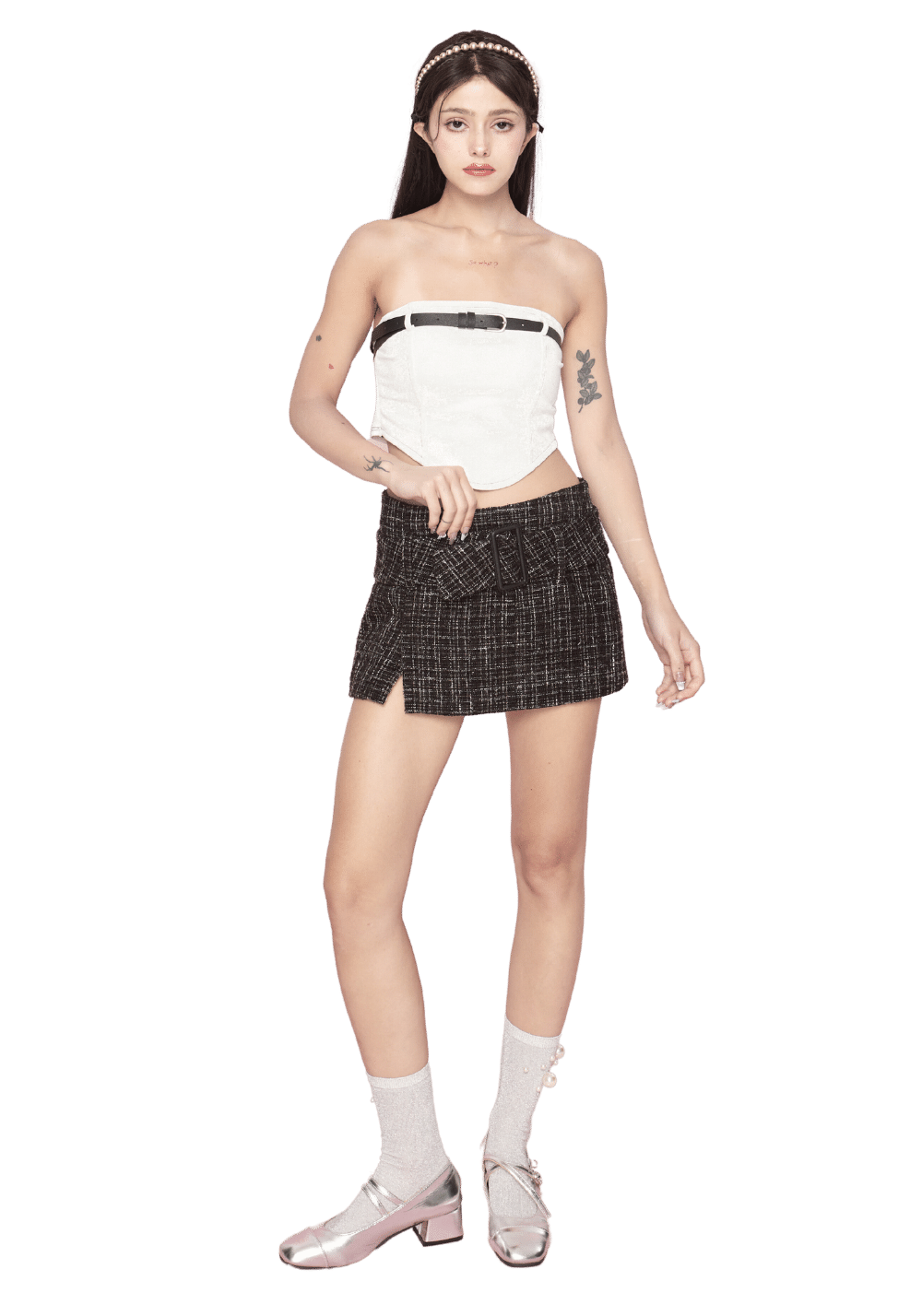 Chanel Inspired Mini Skirt - PSYLOS 1, Chanel Inspired Mini Skirt, skirt, LHC MODA, PSYLOS 1