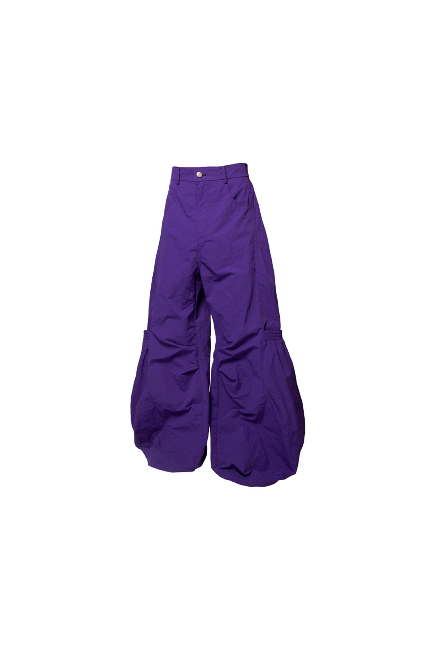 Pleated Ring Nylon Pants