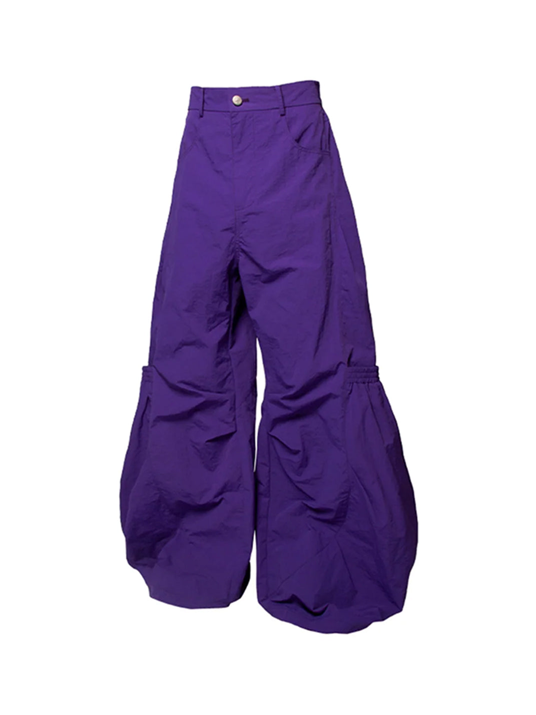 RELABEL丨Pantalones de nailon con aros plisados