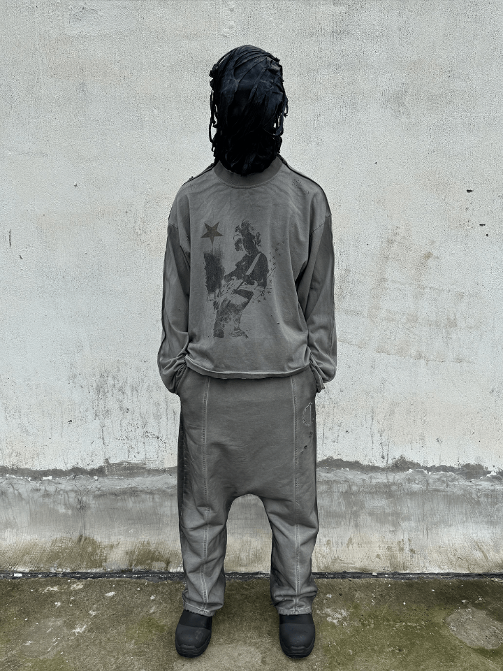 Set-Dye Drop-Crotch Sweatpants - PSYLOS 1, Set-Dye Drop-Crotch Sweatpants, Jeans, TecNineGroup, PSYLOS 1