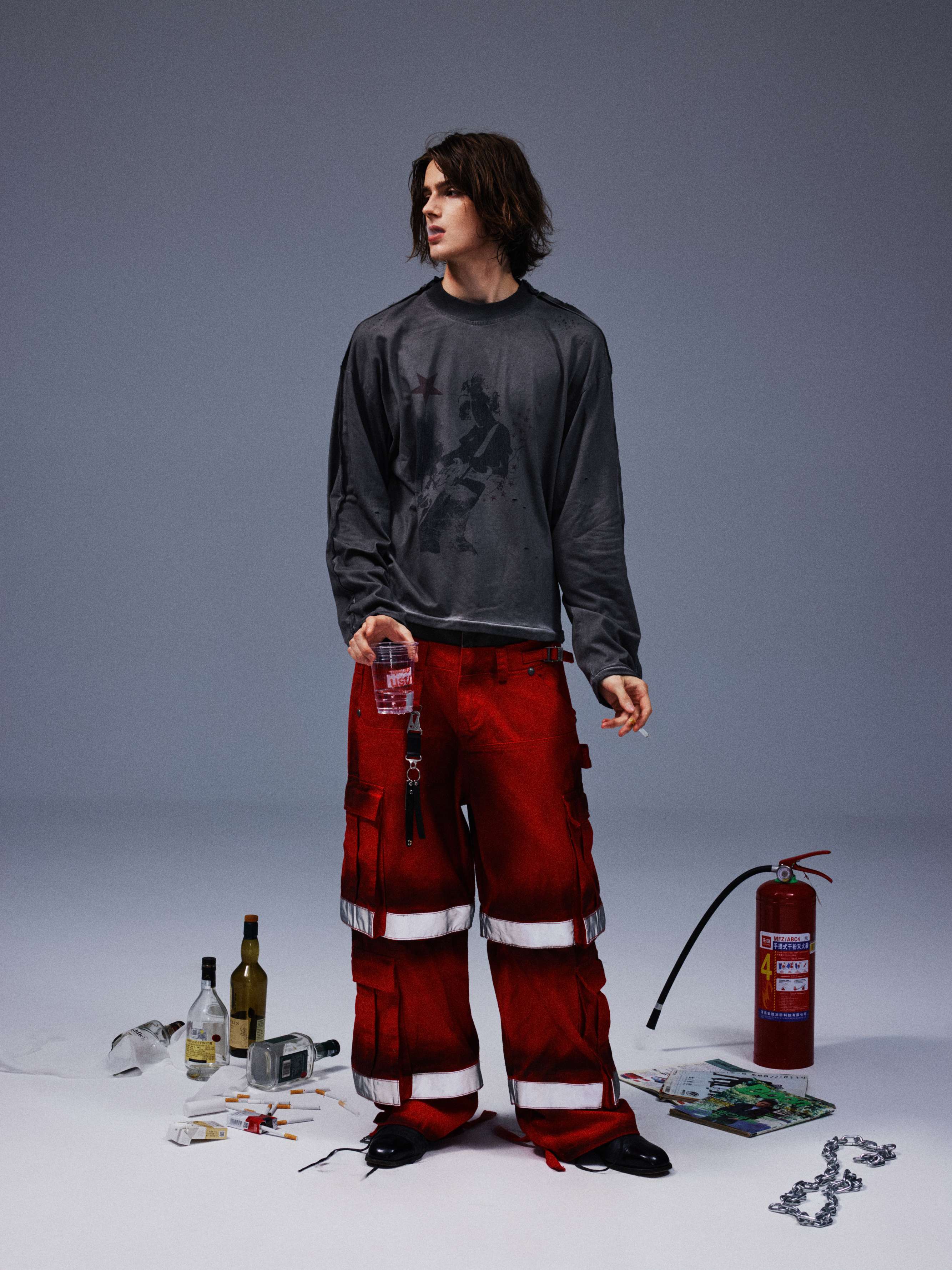 TecNineGroup丨DROP2 LABOURER CARGO PANTS - PSYLOS 1, TecNineGroup丨DROP2 LABOURER CARGO PANTS, Jeans, TecNineGroup, PSYLOS 1