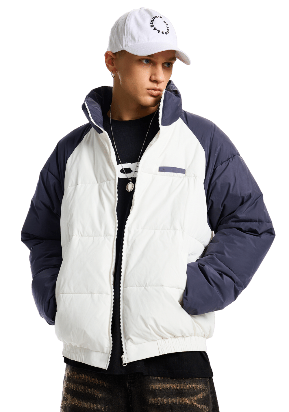 Drop Shoulder Puffer Jacket - PSYLOS 1, Drop Shoulder Puffer Jacket, Down Jacket, iconslab, PSYLOS 1