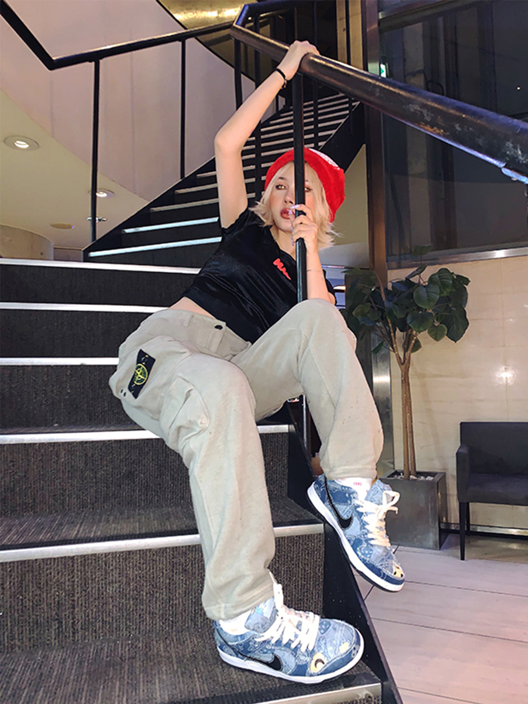 CIRCLECUSTOM丨Cashew Flower Cowboy Dunk Fully Disassembled - PSYLOS 1, CIRCLECUSTOM丨Cashew Flower Cowboy Dunk Fully Disassembled, Canvas Sneakers, CIRCLECUSTOM, PSYLOS 1