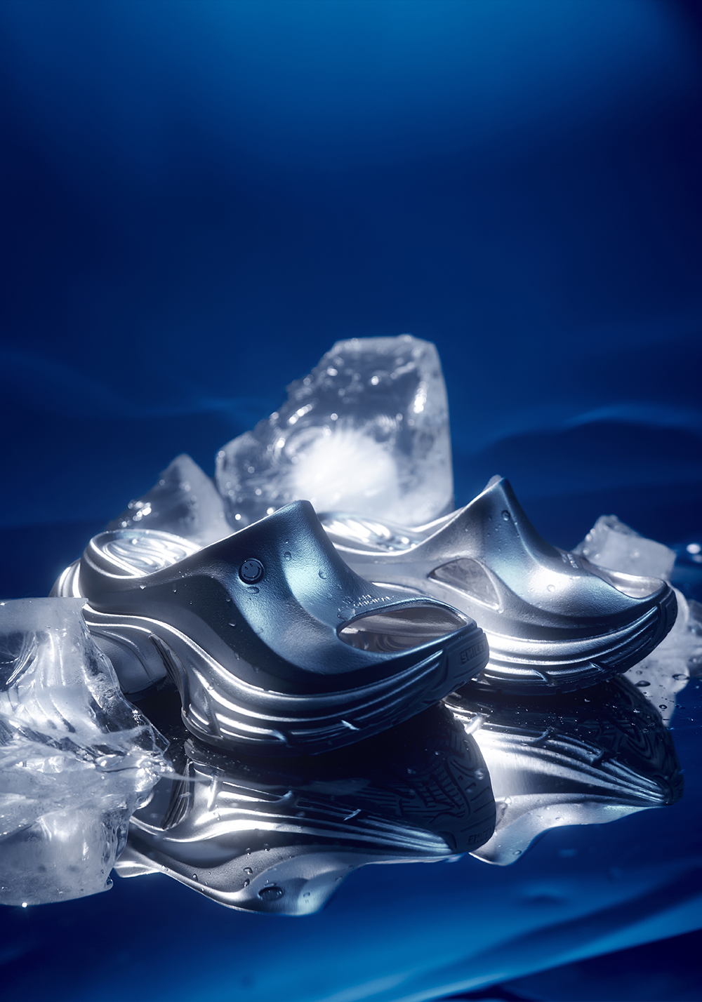 SMILEY丨Starfish Series Slippers-Silver - PSYLOS 1, SMILEY丨Starfish Series Slippers-Silver, Slippers, SMILEY•JAPAN, PSYLOS 1