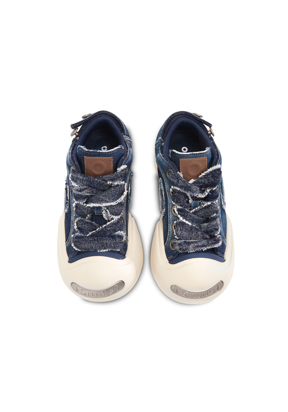OUDER丨Smile Open Smile Big Head Canvas Shoes-Denim Blue - PSYLOS 1, OUDER丨Smile Open Smile Big Head Canvas Shoes-Denim Blue, Canvas Sneakers, OUDER, PSYLOS 1